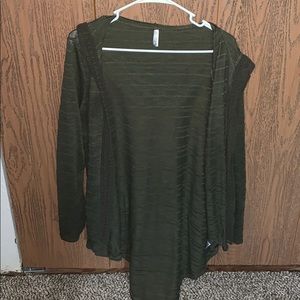 Army Green hooded sweater